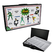 Batman Retro Comic Art White Action Figures Carry Case
